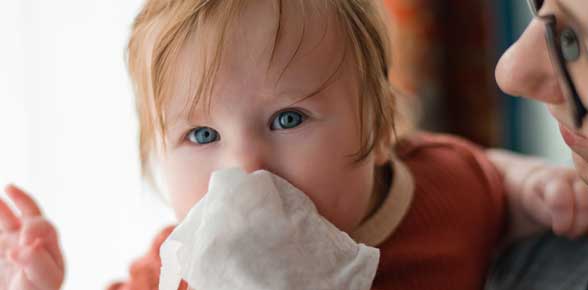 Bébé allergique au pollen : les symptômes et traitements