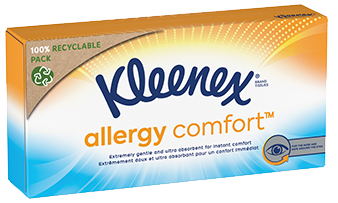 Kleenex<sup>®</sup> Allergy Comfort™ - Mouchoirs boîte
