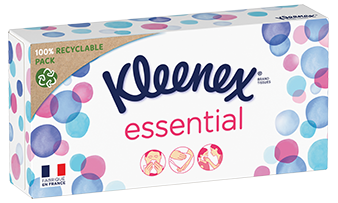 Kleenex<sup>®</sup> Essential - Mouchoirs boîte