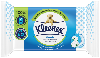 Kleenex<sup>®</sup> Fresh - Papier toilette humide 