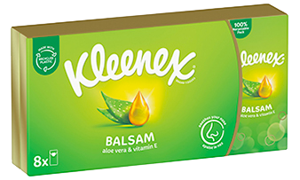Kleenex<sup>®</sup> Balsam - Mouchoirs étuis