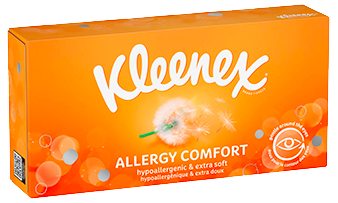 Kleenex<sup>®</sup> Allergy Comfort™ - Mouchoirs boîte