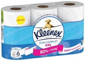 Kleenex<sup>®</sup>Soin Complet XXL - Papier toilette